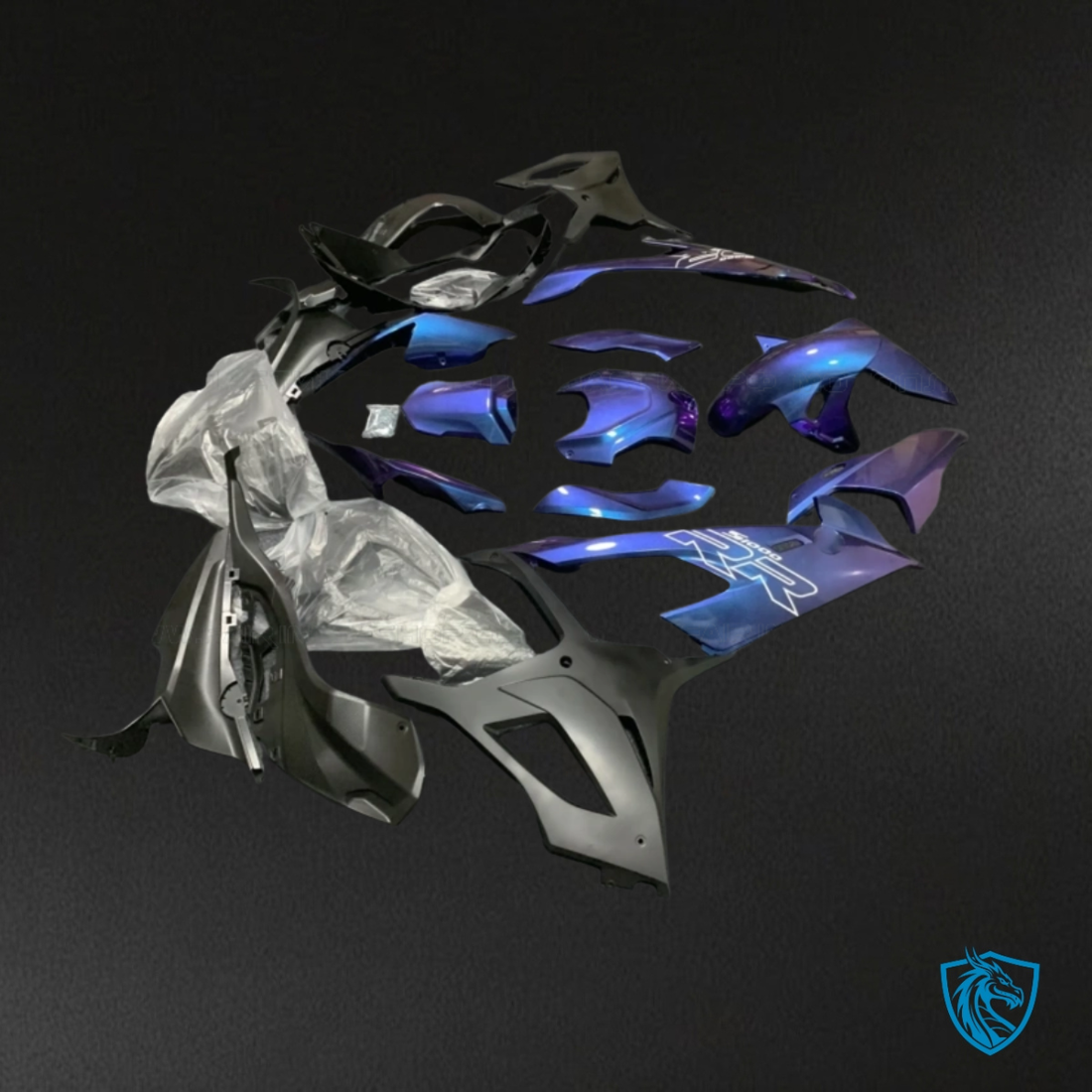 BMW S1000RR (2019-2020) Blue Gradient - Fairing Kit | ABS Bodywork