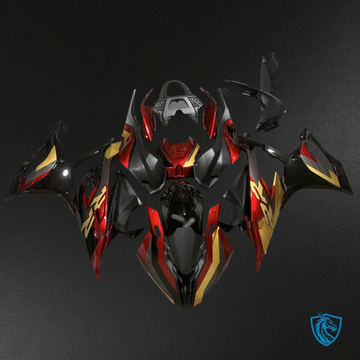 BMW S1000RR (2019-2020) Gloss Red, Black & Yellow ABS Bodywork - Fairings Kit