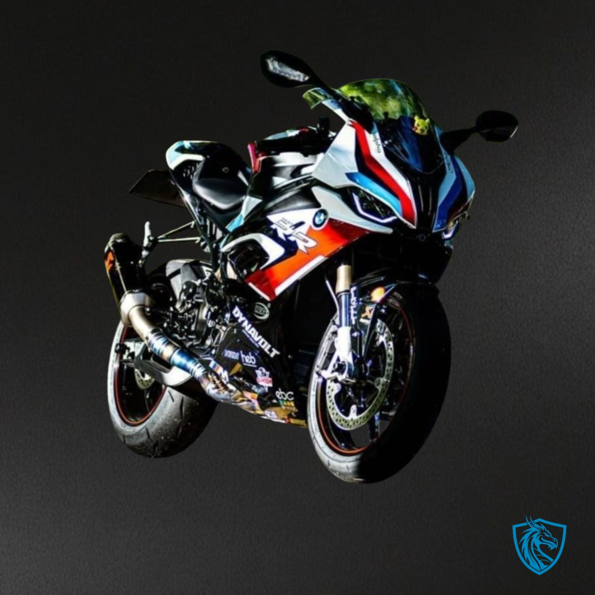 BMW S1000RR (2019-2020) White, Black, Red & Blue Fairing Kit | ABS Bodywork
