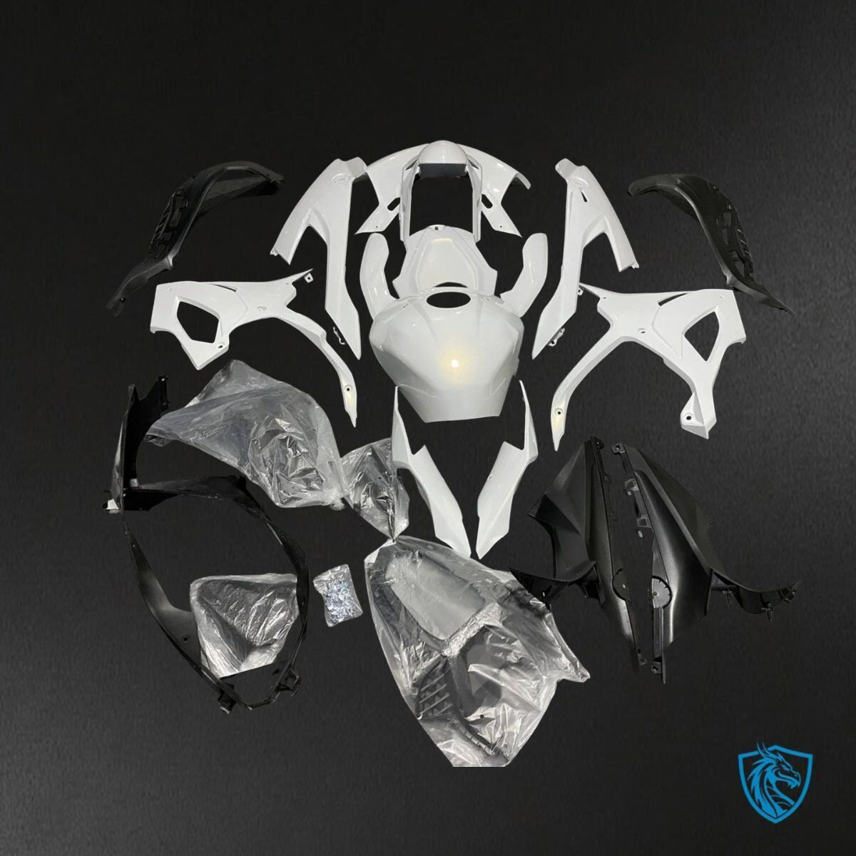 BMW S1000RR (2019-2020) Glossy White - Replacement Motorcycle Fairings Kit