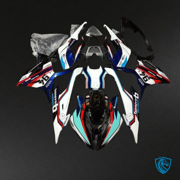 BMW S1000RR (2019-2020) White, Blue, Red & Black - Fairing Kit | ABS Bodywork