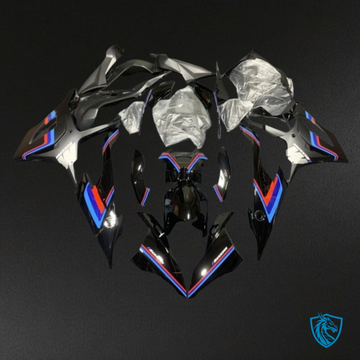 BMW S1000RR (2019-2020) Black, Blue & Red - Fairing Kit | ABS Bodywork