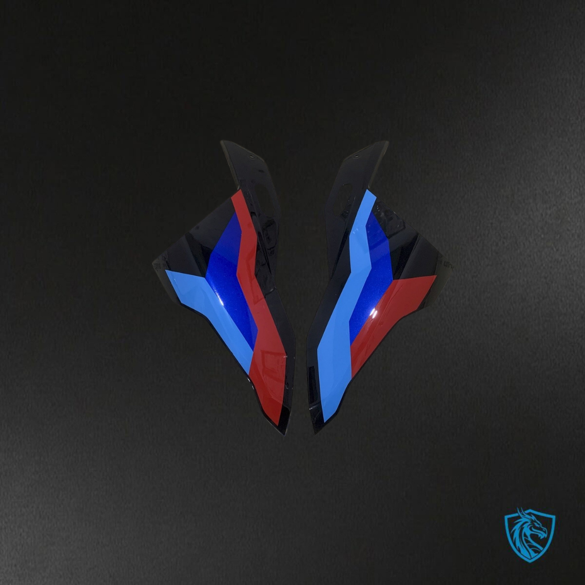 BMW S1000RR (2019-2020) Black, Blue & Red ABS Bodywork - Fairings Kit