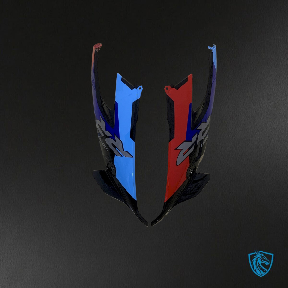 BMW S1000RR (2019-2020) Black, Blue & Red ABS Bodywork - Fairings Kit