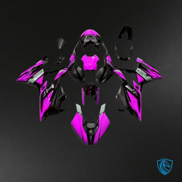 BMW S1000RR (2019-2020) Pink & Black - Replacement Motorcycle Fairings Kit