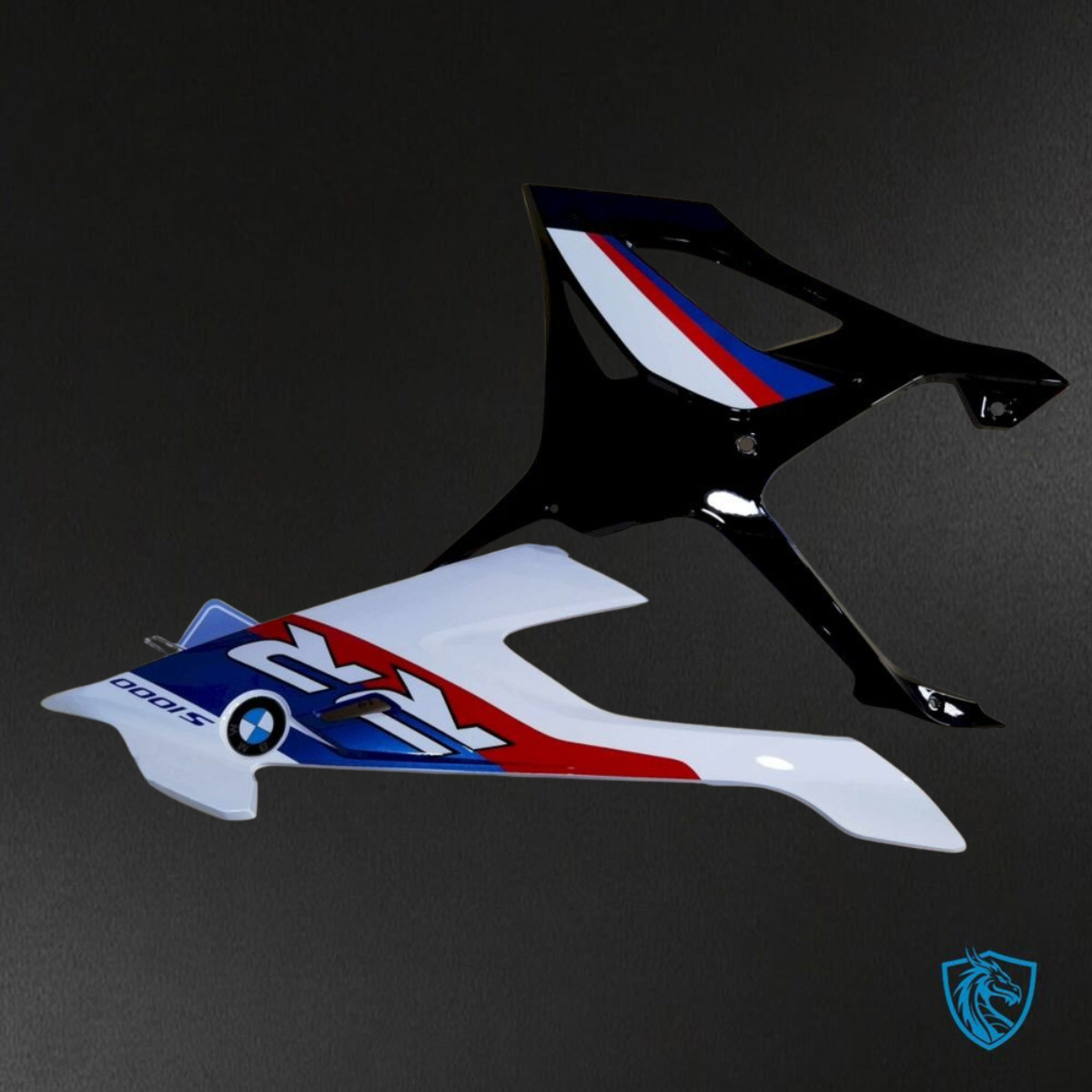 BMW S1000RR (2019-2020) White, Black & Blue - Replacement Motorcycle Fairings Kit