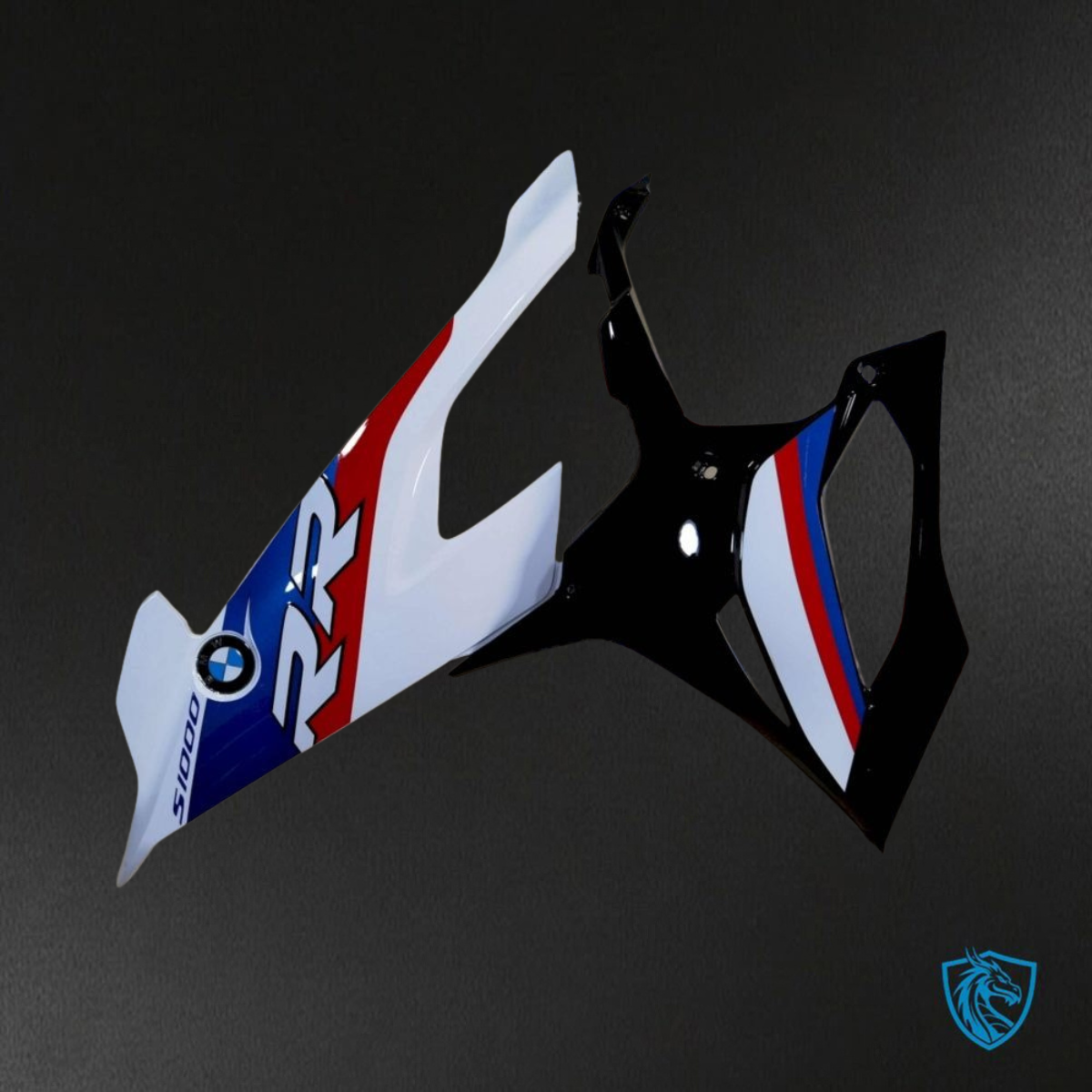 BMW S1000RR (2019-2020) White, Black & Blue - Replacement Motorcycle Fairings Kit