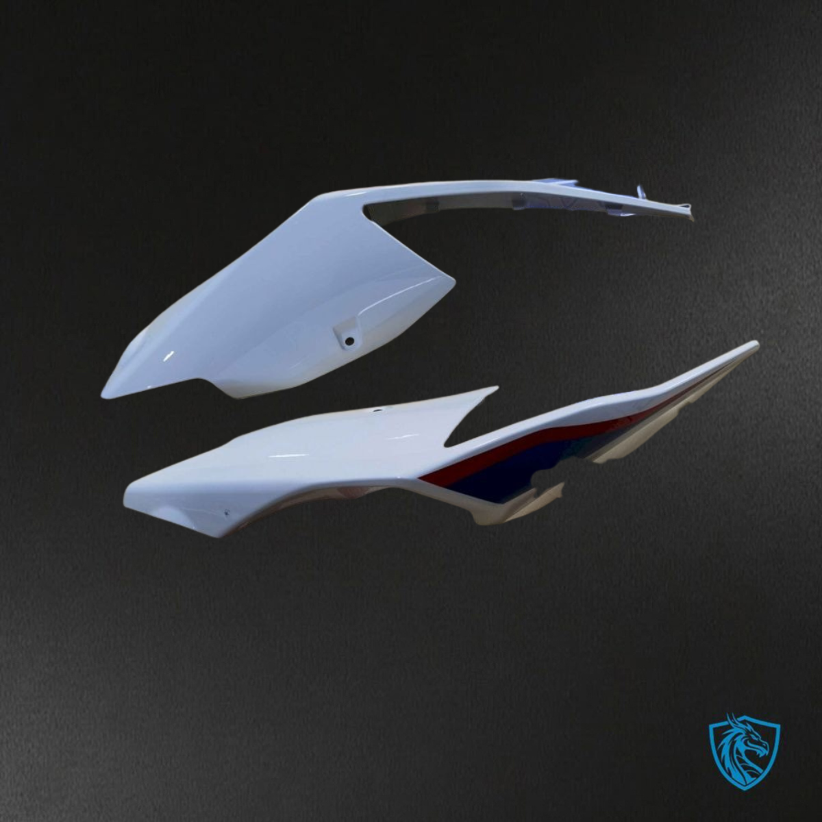 BMW S1000RR (2019-2020) White, Black & Blue - Replacement Motorcycle Fairings Kit