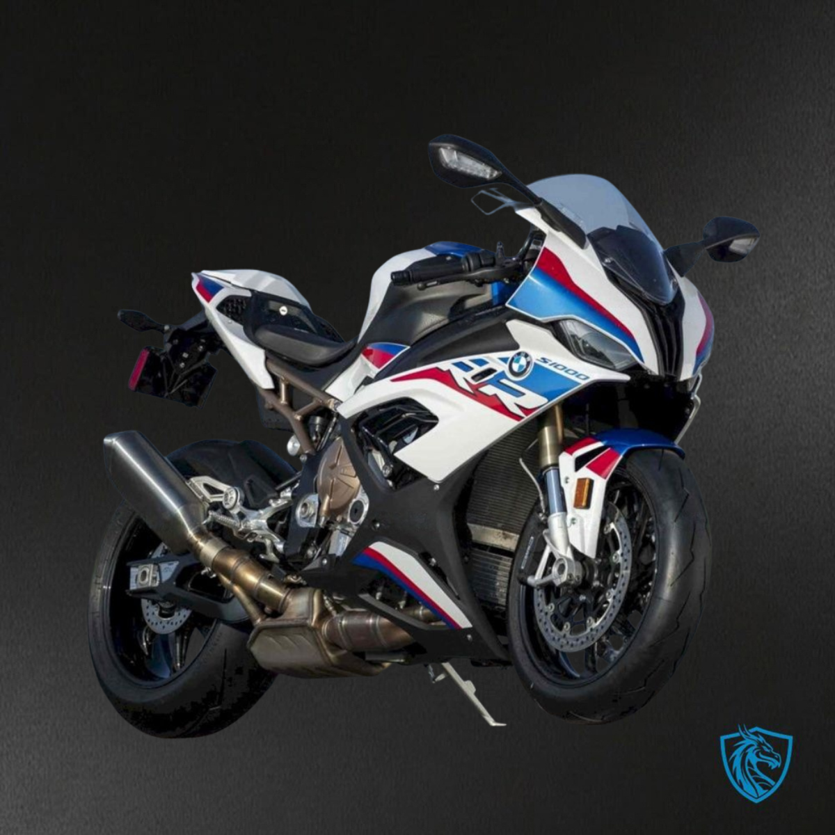 BMW S1000RR (2019-2020) White, Black & Blue - Replacement Motorcycle Fairings Kit