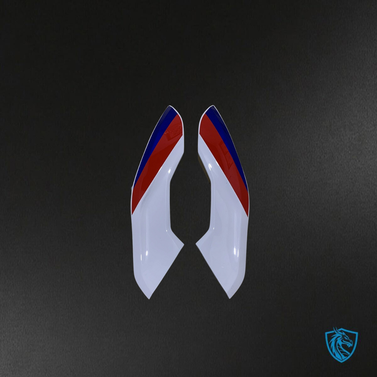 BMW S1000RR (2019-2020) White, Black, Blue & Red Fairings Kit - Aftermarket ABS Bodywork