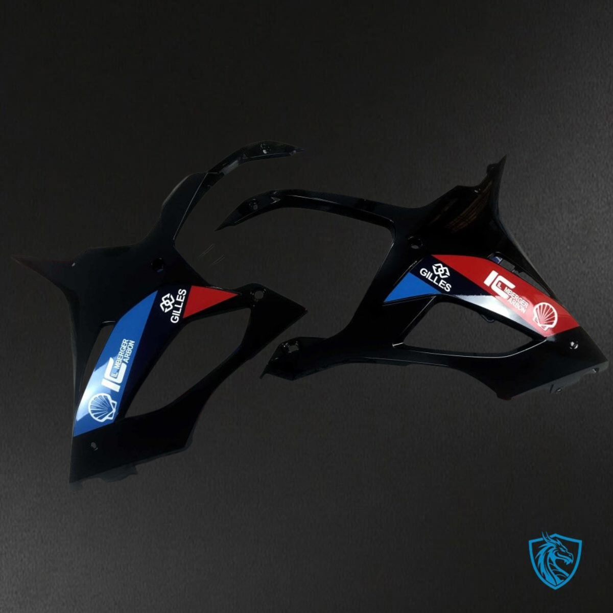 BMW S1000RR (2019-2020) White, Blue, Red & Black - Replacement Motorcycle Fairings Kit