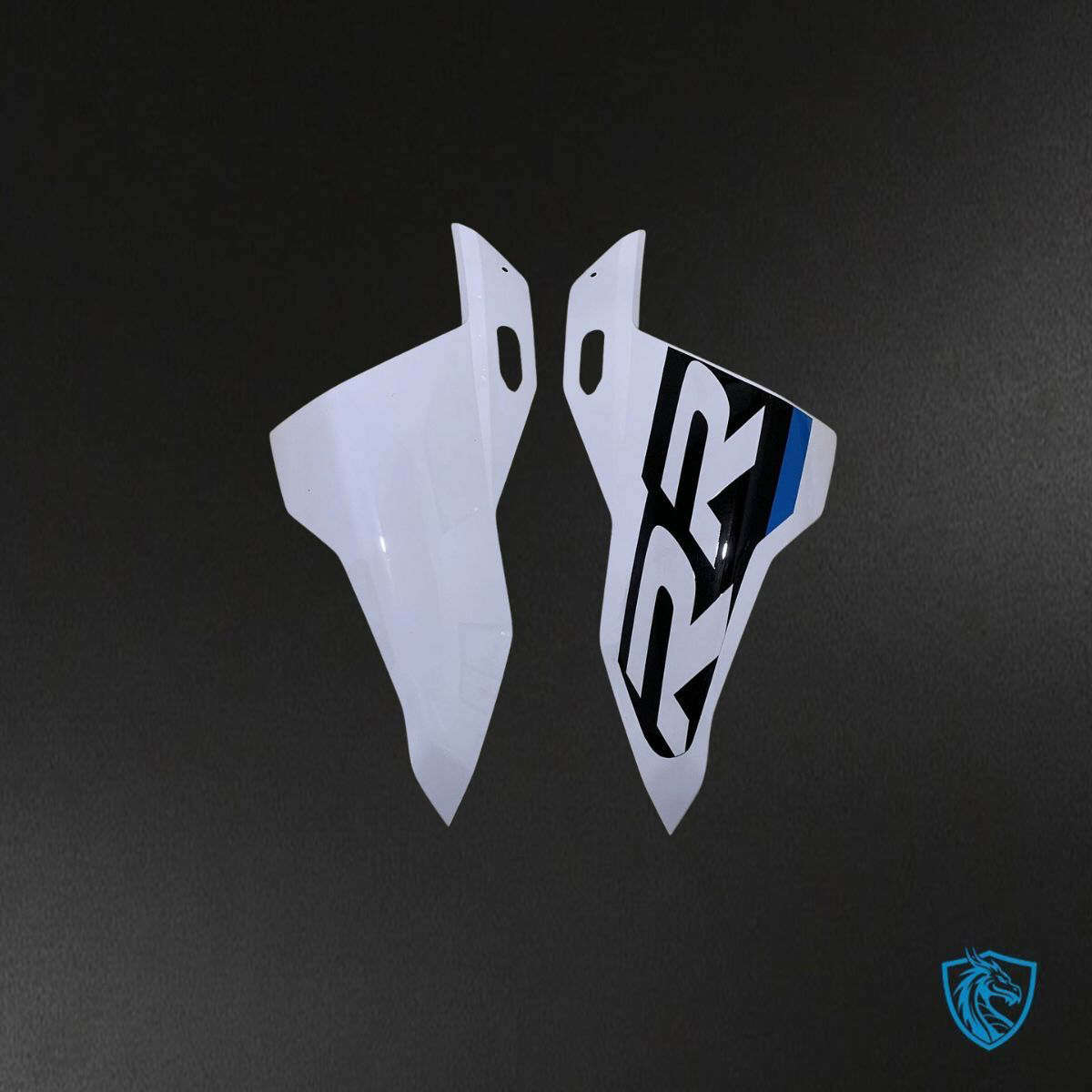 BMW S1000RR (2019-2020) White, Blue & Red Fairings Kit - Aftermarket ABS Bodywork