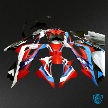 BMW S1000RR (2019-2020) Matte Red & Blue - Fairing Kit | ABS Bodywork