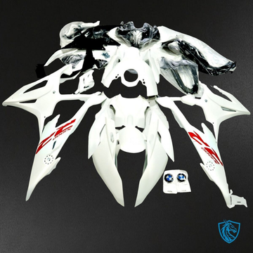 BMW S1000RR (2019-2020) White & Red ABS Bodywork - Fairings Kit