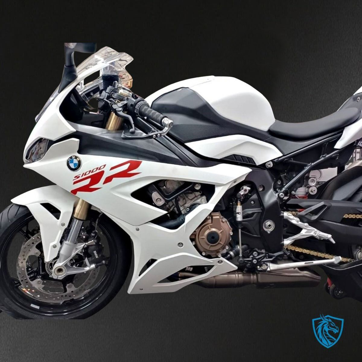BMW S1000RR (2019-2020) White & Red ABS Bodywork - Fairings Kit