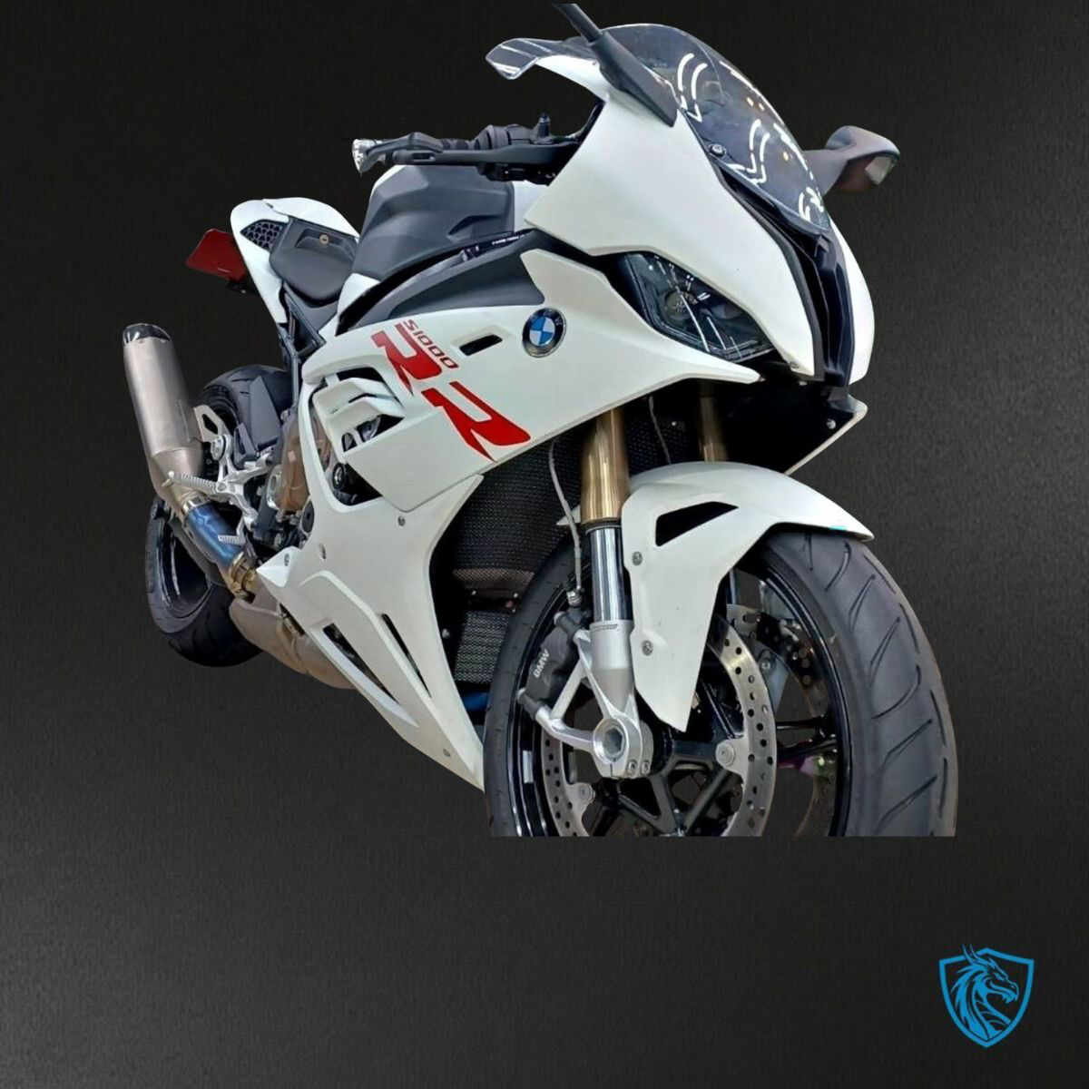BMW S1000RR (2019-2020) White & Red ABS Bodywork - Fairings Kit