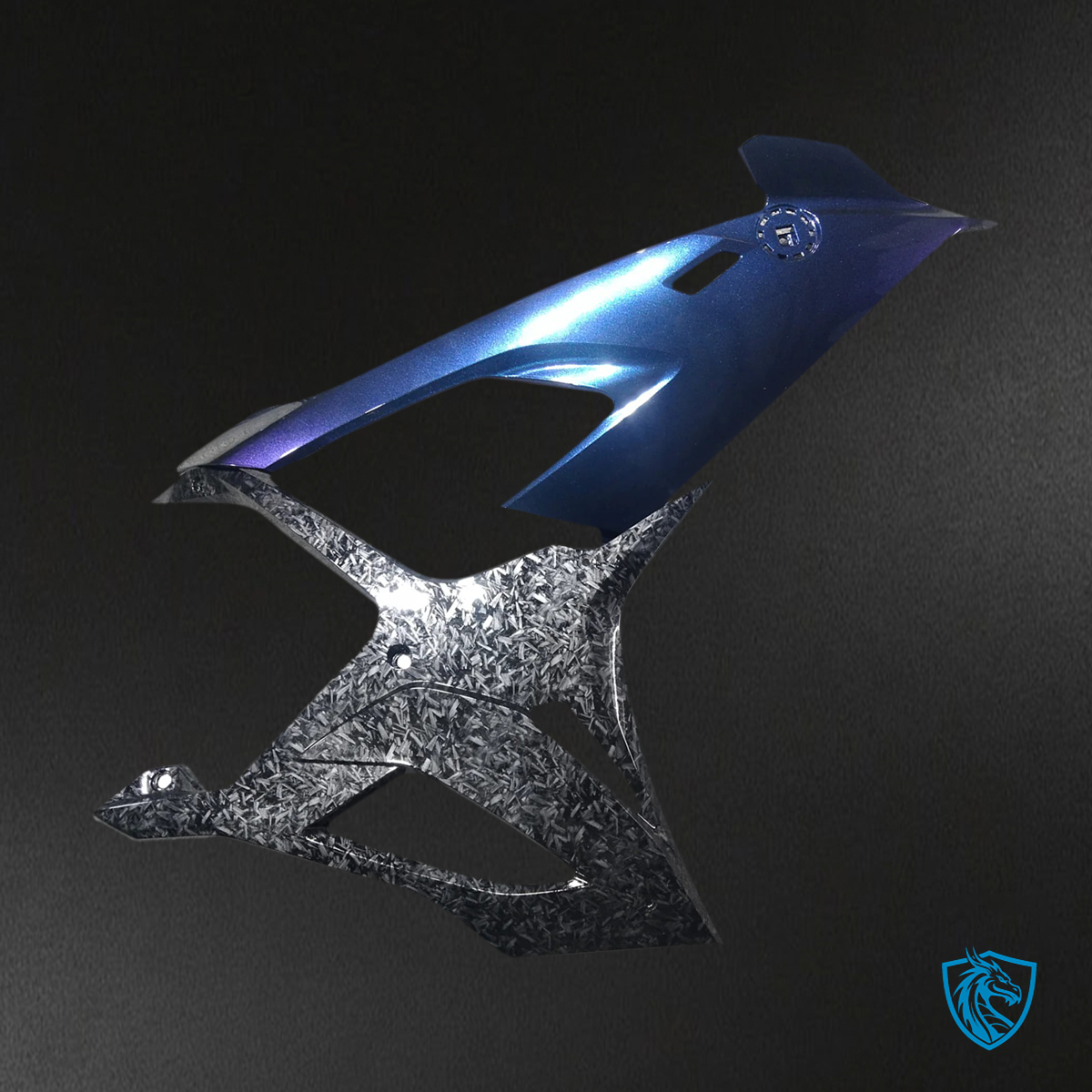 BMW S1000RR (2019-2022) Fairing Kit - Carbon Fiber  Blue - ABS Bodywork