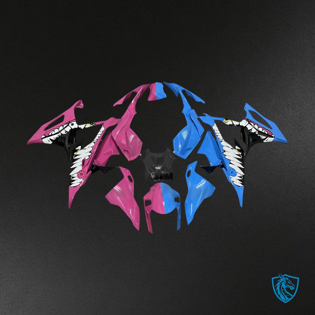 BMW S1000RR (2019-2022) Pink-Blue - Fairing Kit
