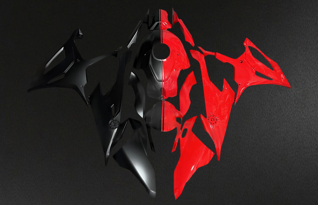 BMW S1000RR (2019-2022) Red and Black - Fairing Kit