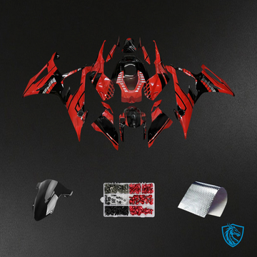 BMW S1000RR (2019-2022) Red and Black - Fairing Kit