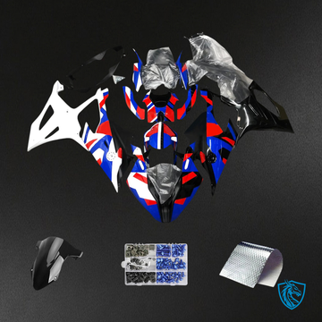 BMW S1000RR (2019-2022) Blue and Red style 7 - Fairing Kit