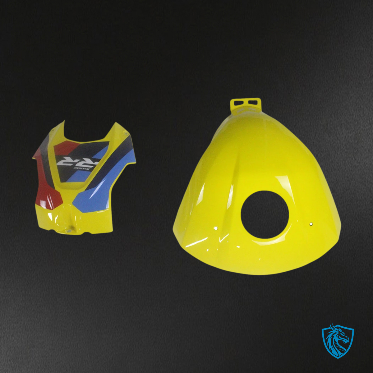 BMW S1000RR (2023-2024) Carbon Fiber Black and Yellow - Fairing Kit