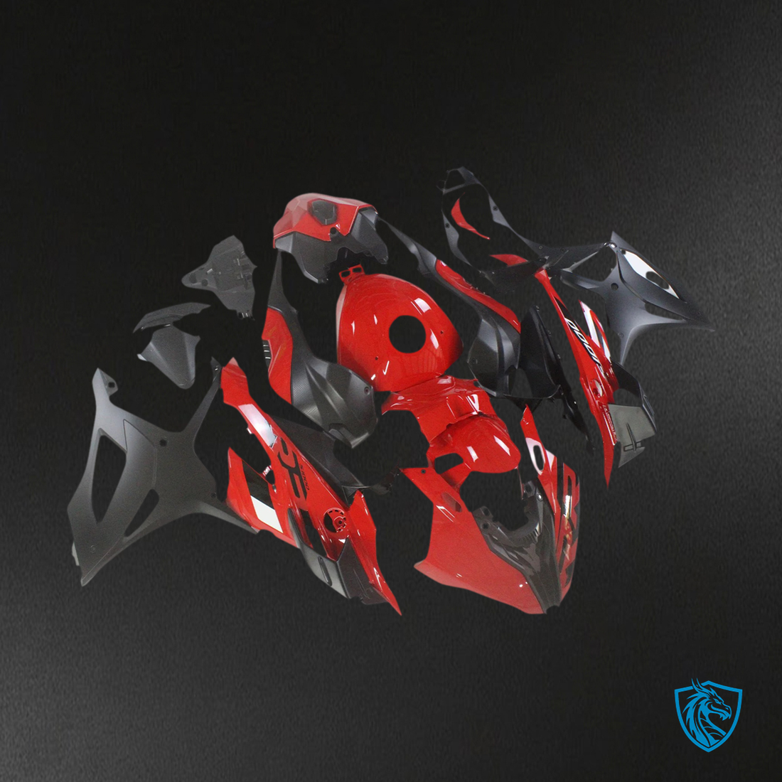 BMW S1000RR (2023-2024) Dark Red - Fairing Kit