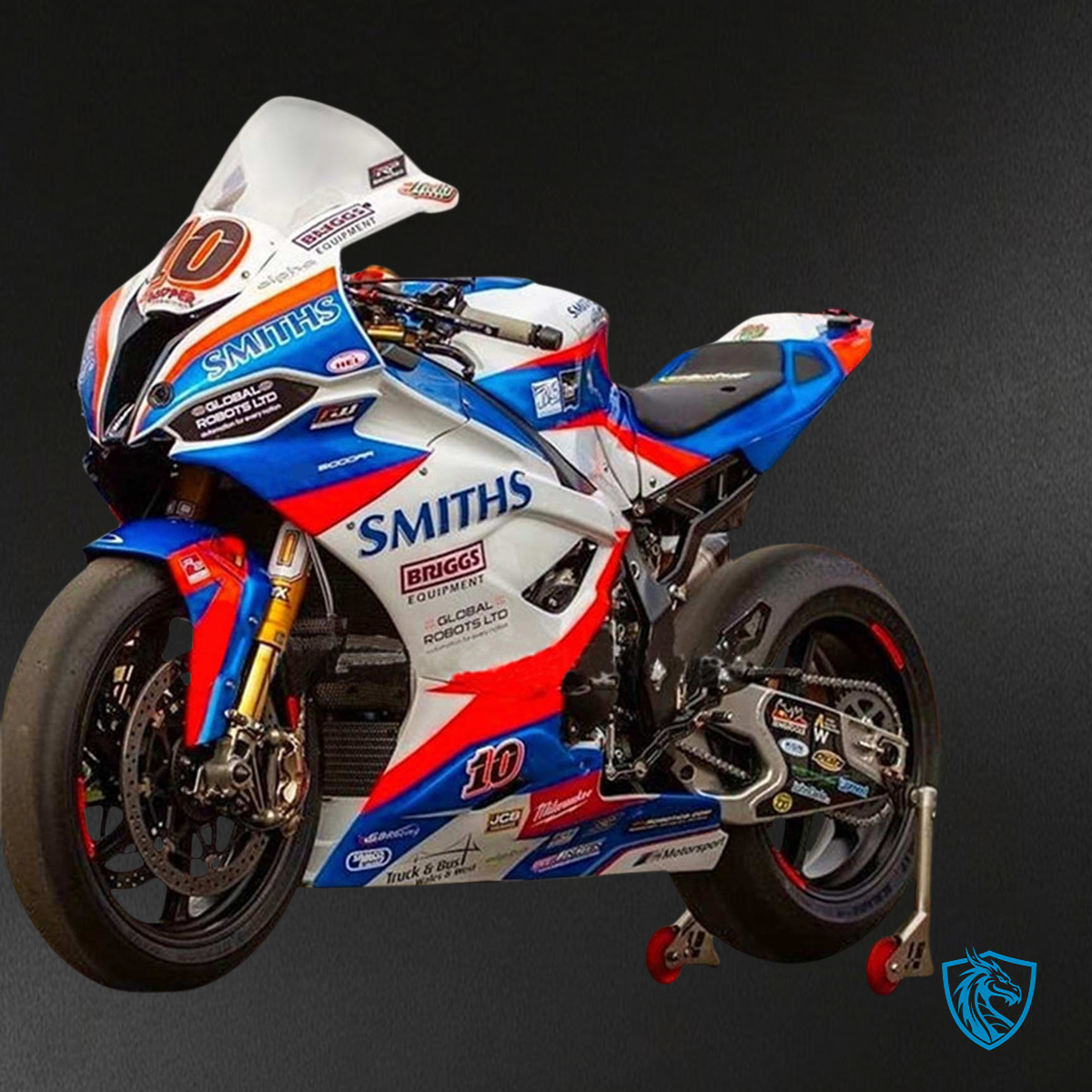 BMW S1000RR M1000RR (2019-2022) White Blue & Red - Fairing Kit