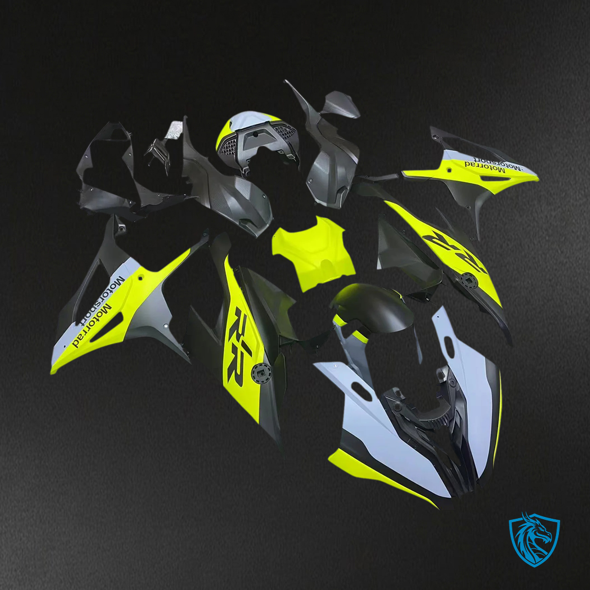 BMW S1000RR M1000RR (2019-2022) Yellow & Black - Fairing Kit
