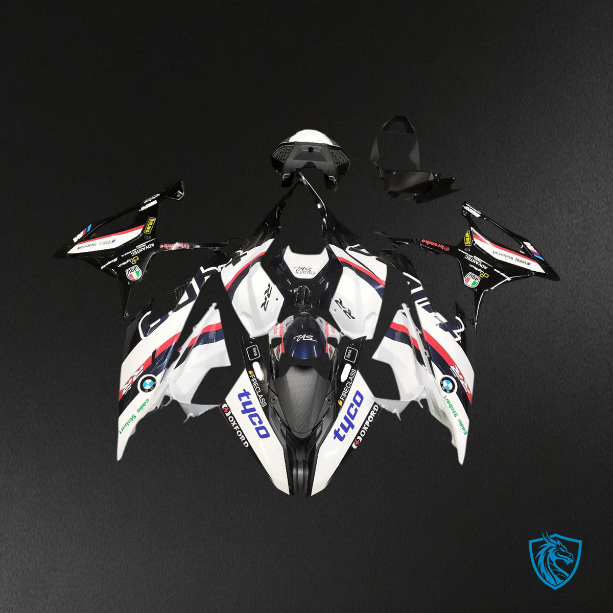 BMW S1000RR M1000RR (2019-2022) White multi - Fairing Kit