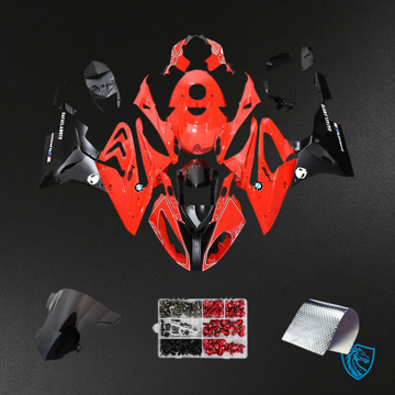 BMW S1000RR (2015-2016) Fairing Kit - Red & Black - ABS Bodywork