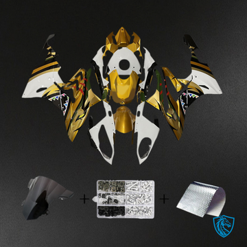 BMW S1000RR (2015-2016 ) Fairing Kit - Gold, White and Black - ABS Bodywork