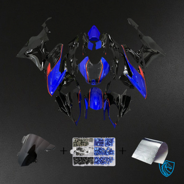 BMW S1000RR 2015-2016 Red, Blue and Black ABS Fairing Kit - Main View
