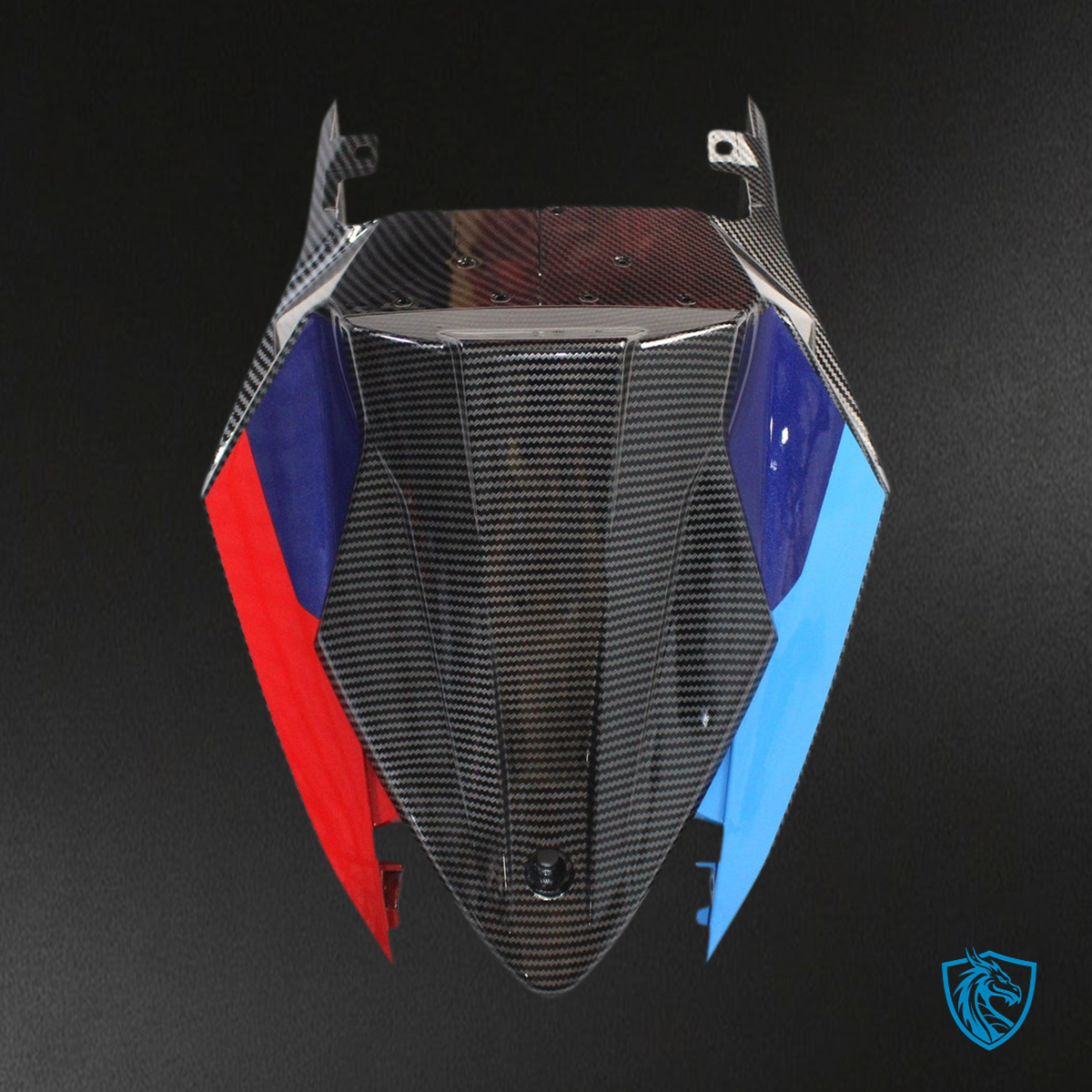 BMW S1000RR (2015-2016) Fairing Kit - Gloss Carbon Fiber Style With Blue & Red - ABS Bodywork