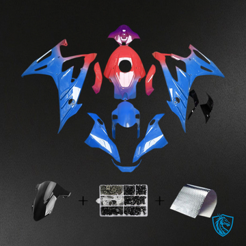 BMW S1000RR (2023-2024) Fairing Kit - Gloss Blue, Red & Purple Gradient -  ABS Bodywork