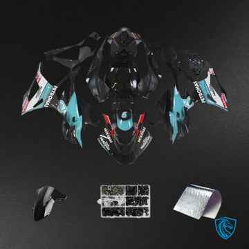 BMW S1000RR (2023-2024) Fairing Kit Body - Teal and Black - ABS Bodywork
