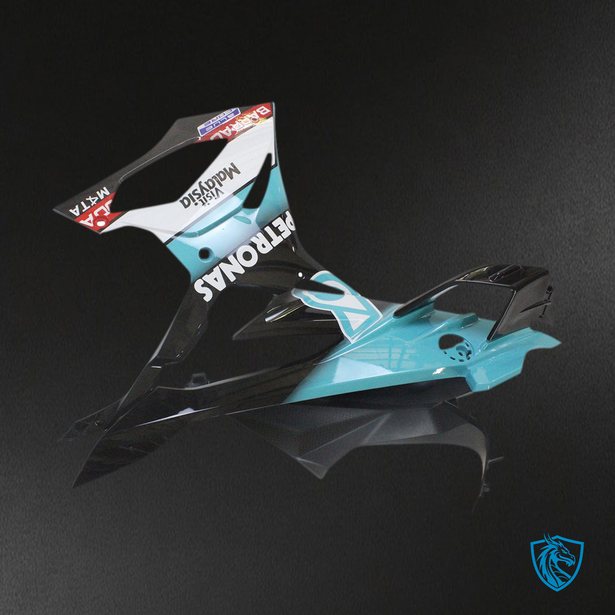BMW S1000RR (2023-2024) Fairing Kit Body - Teal and Black - ABS Bodywork