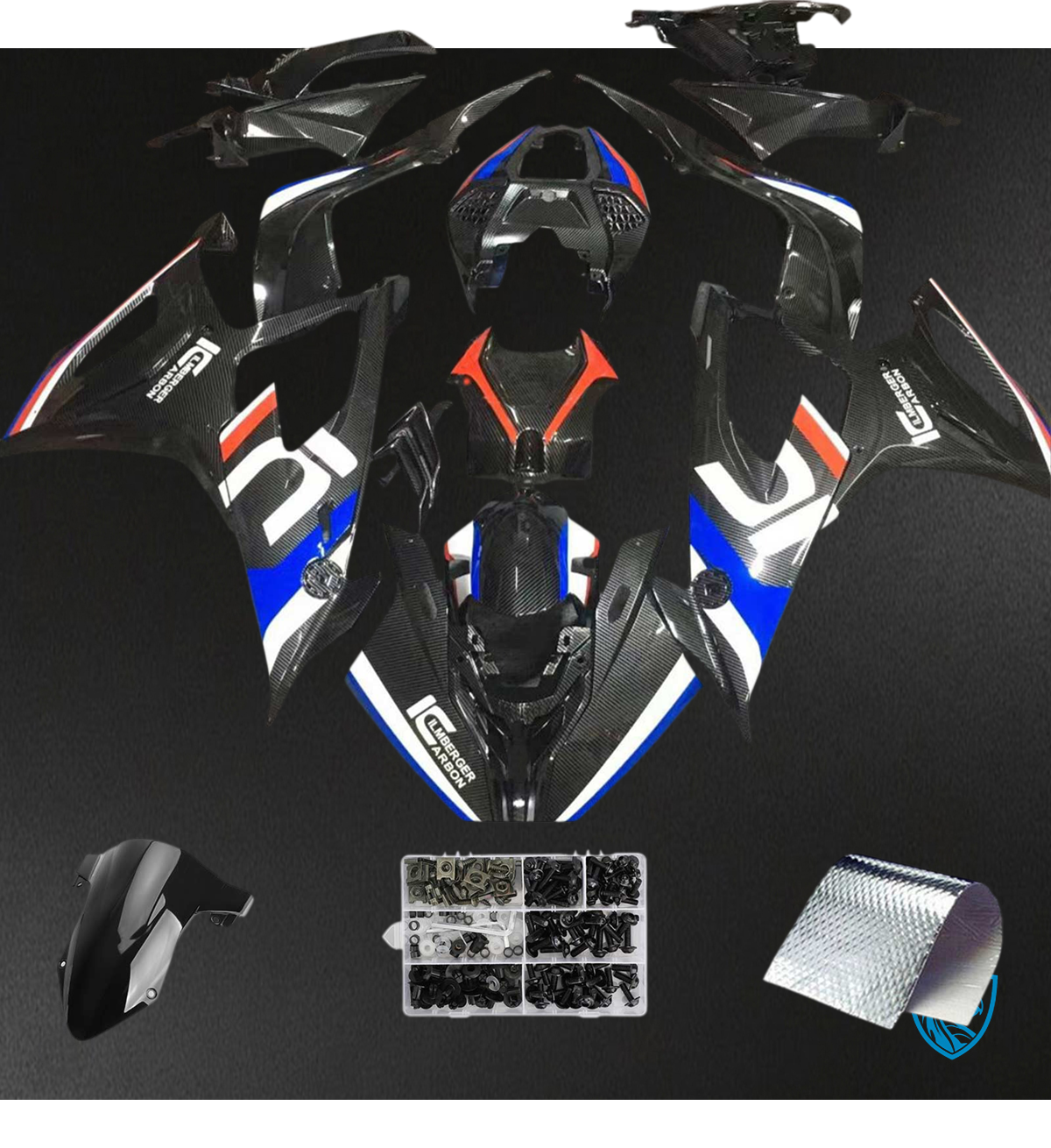 BMW S1000RR  M1000RR (2019–2022) Fairing Kit - Carbon Multi - ABS Bodywork