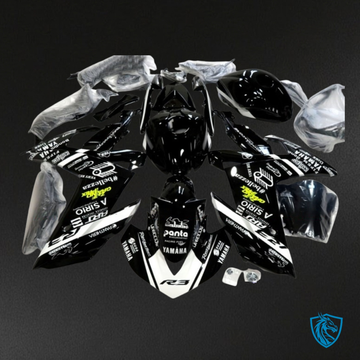 Honda CBR650R (2021-2023) Gloss Black & White - Replacement Motorcycle Fairings Kit