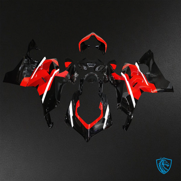 Ducati Panigale V4V/4S (2020-2021) Gloss Black, Red & White Fairing Kit - ABS Bodywork