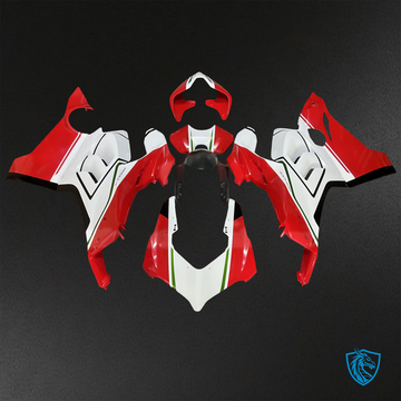 Ducati Panigale V4/V4S (2020-2021) Gloss Red, White & Black Fairing Kit - ABS Bodywork