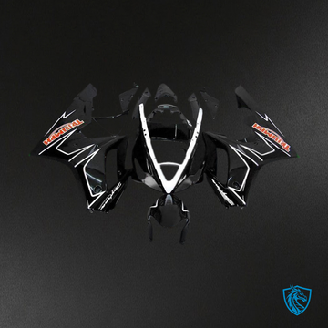 Daytona 675 (2006-2008) Black & Gold Motorcycle Fairing Kit - Aftermarket ABS Bodywork