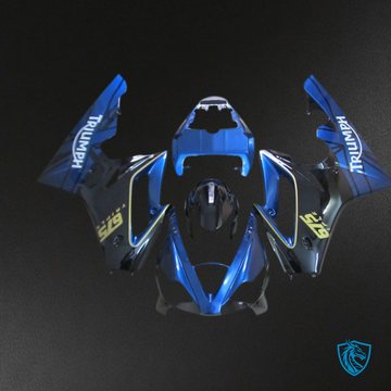 Daytona 675 (2006-2008) Blue & Black - Replacement Motorcycle Fairings Kit