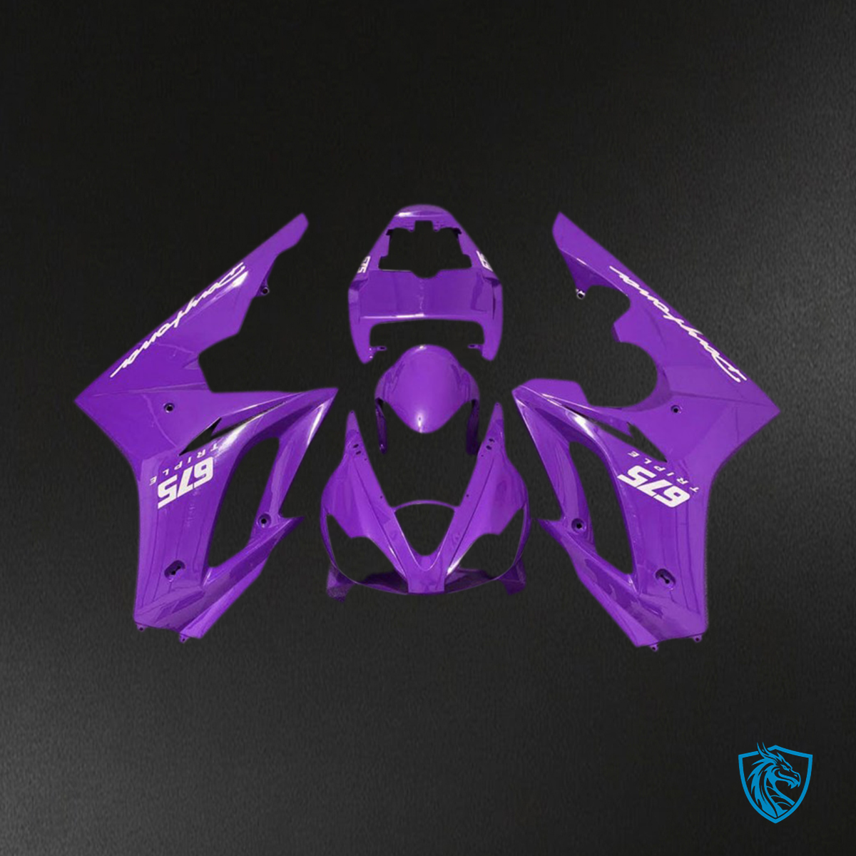 Daytona 675 (2006-2008) Gloss Purple - Replacement Motorcycle Fairings Kit