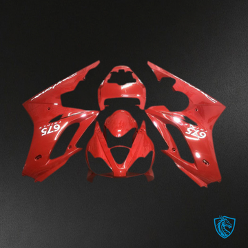 Daytona 675 (2006-2008) Red Decals Motorcycle - Custom ABS Fairing Kit