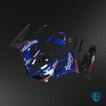 Daytona 675 (2009-2012) Blue & White - Replacement Motorcycle Fairings Kit