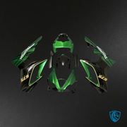Glossy Green & Black