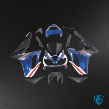Daytona 675 (2006-2008) Blue & Black Motorcycle - Custom ABS Fairing Kit