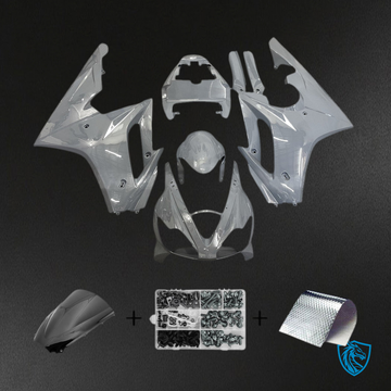 Daytona 675 (2006-2008) Injection Fairing Kit - Glossy Gray - ABS Bodywork