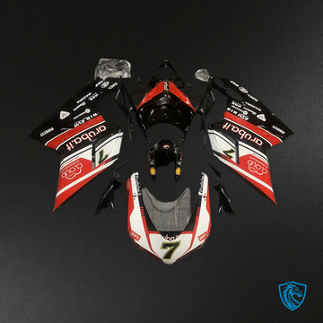Ducati 1098 1198 848 (2007-2011) Fairing Kit - Red, White & Black - ABS Bodywork